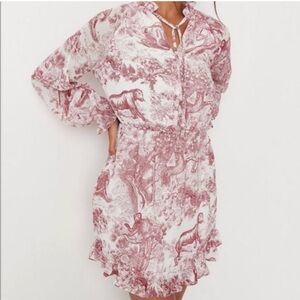 High Neck Keyhole Dress